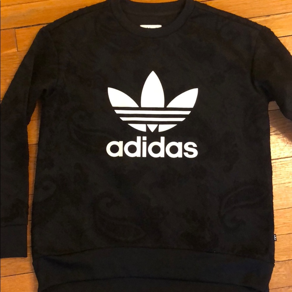Amazing black lace adidas sweatshirt.